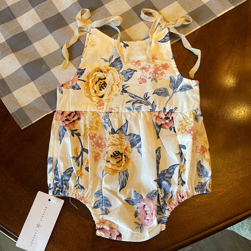 Reverie Threads brand. New with tags 3-6 Months